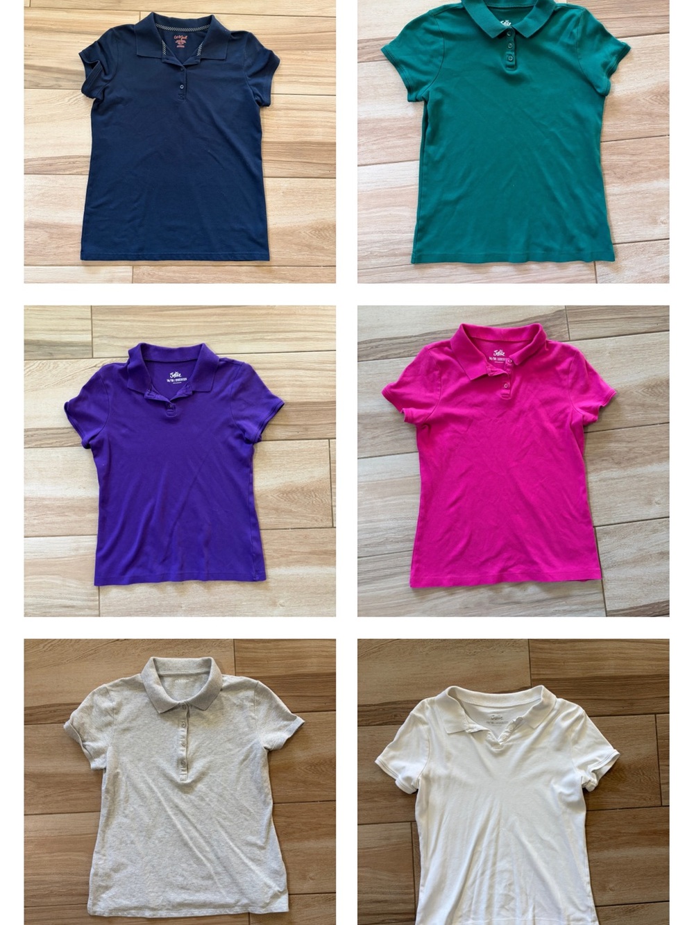 Kids Size 16/18 Multi Colored Polo Shirt Bundle
